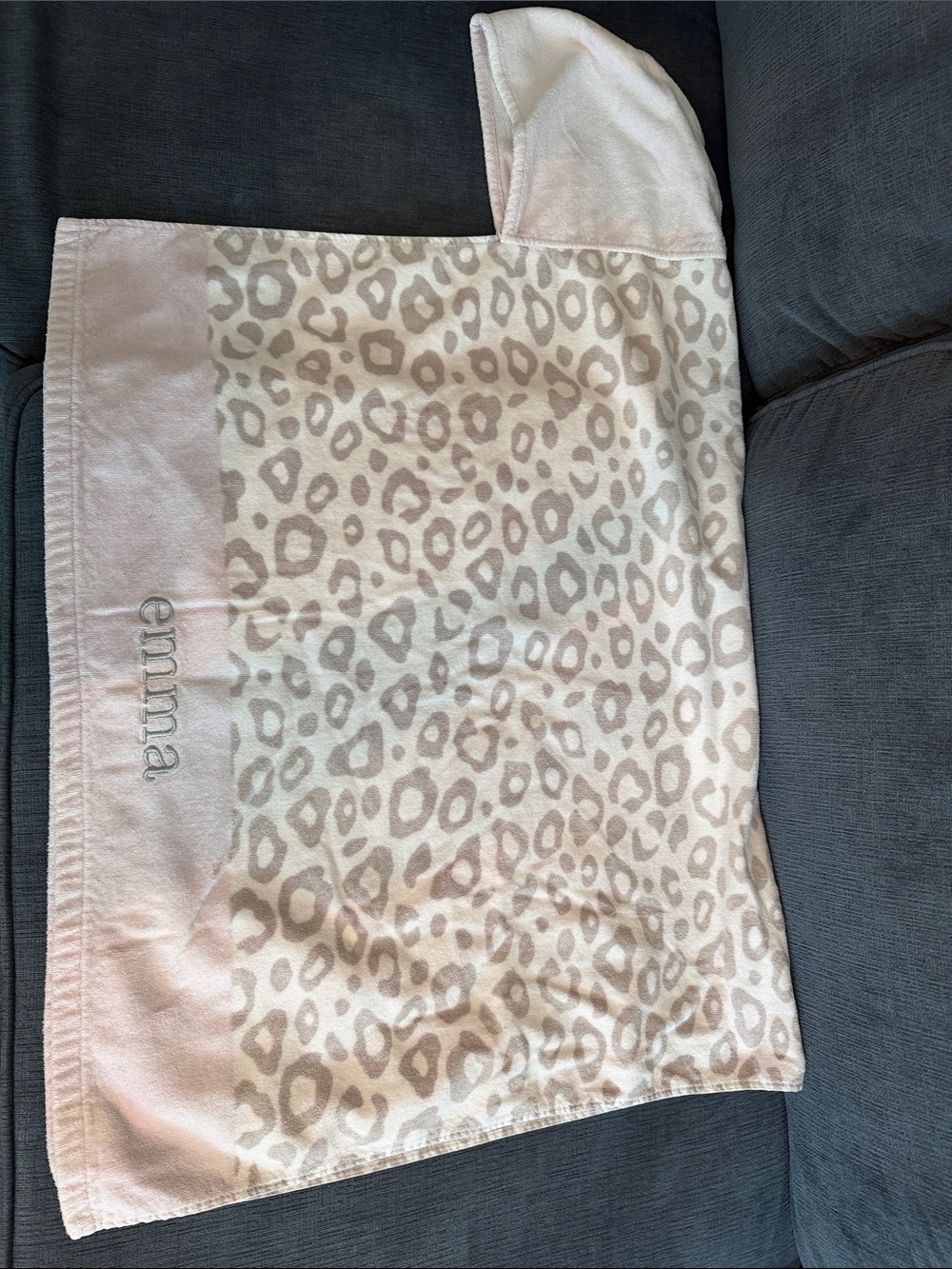Pottery Barn Kids Personalized “Emma” Hooded Towel